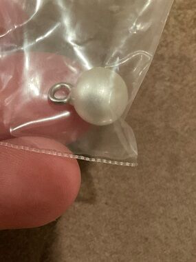 Faux Pearl Replacement Button or Charm